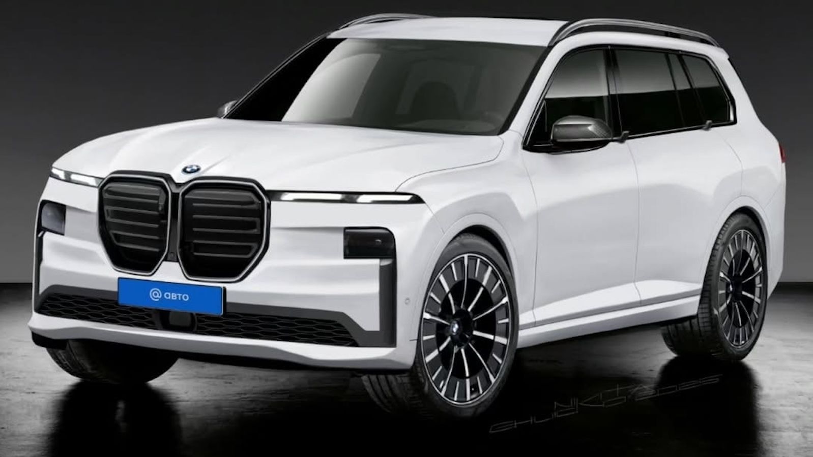 2027 BMW X7 render front