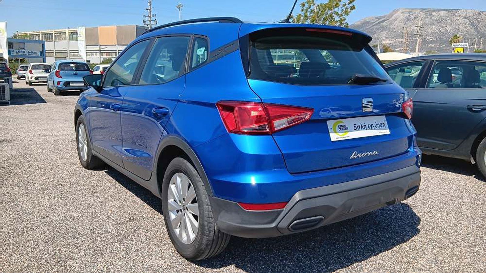 Η πίσω αριστερή γωνία του SEAT Arona