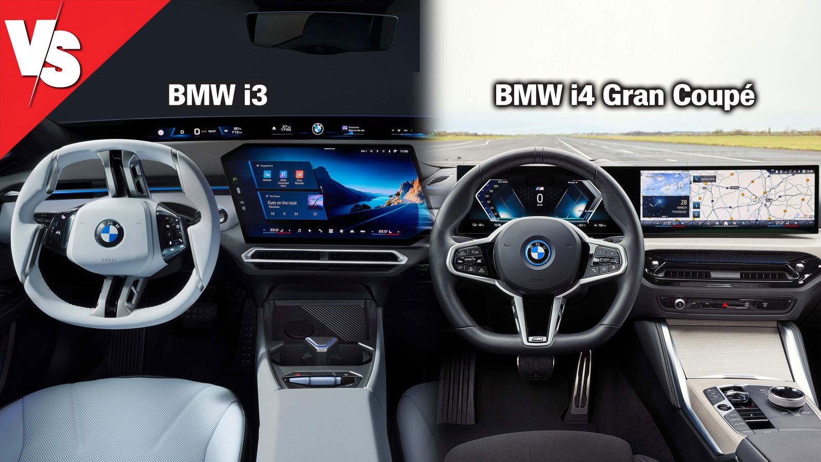 Εκτός της 100% διαφορετικής διακόσμησης η BMW i3 έχει και το τελευταίας γενιάς λογισμικό BMW Operating System X, έναντι του BMW Operating System 8.5 τ
