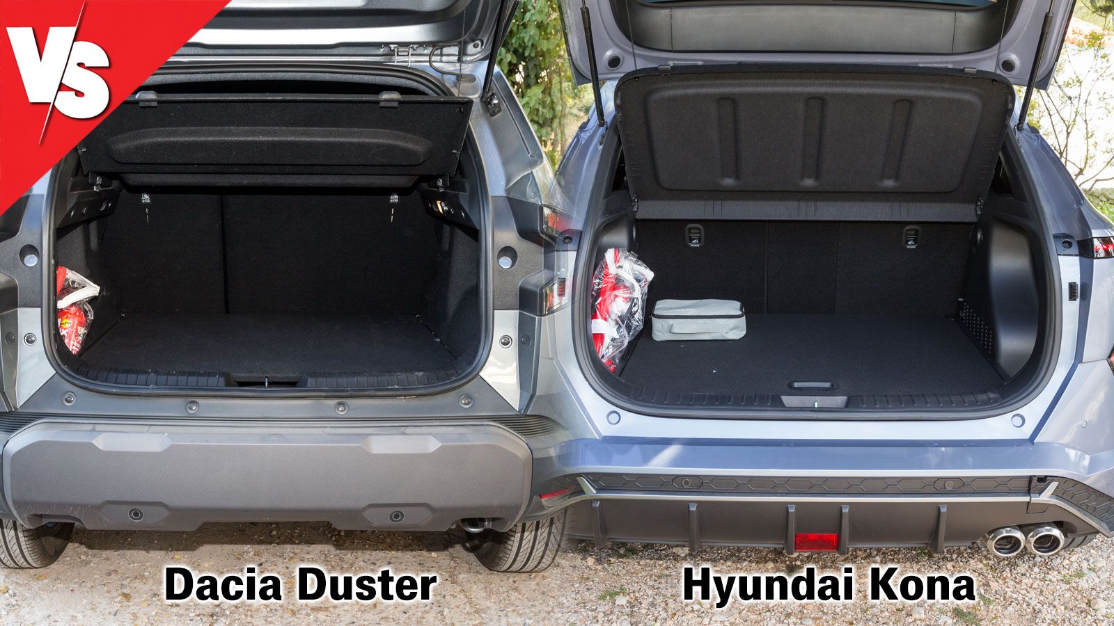 Συγκρίνουμε τα υβριδικά Dacia Duster και Hyundai Kona με 140 PS