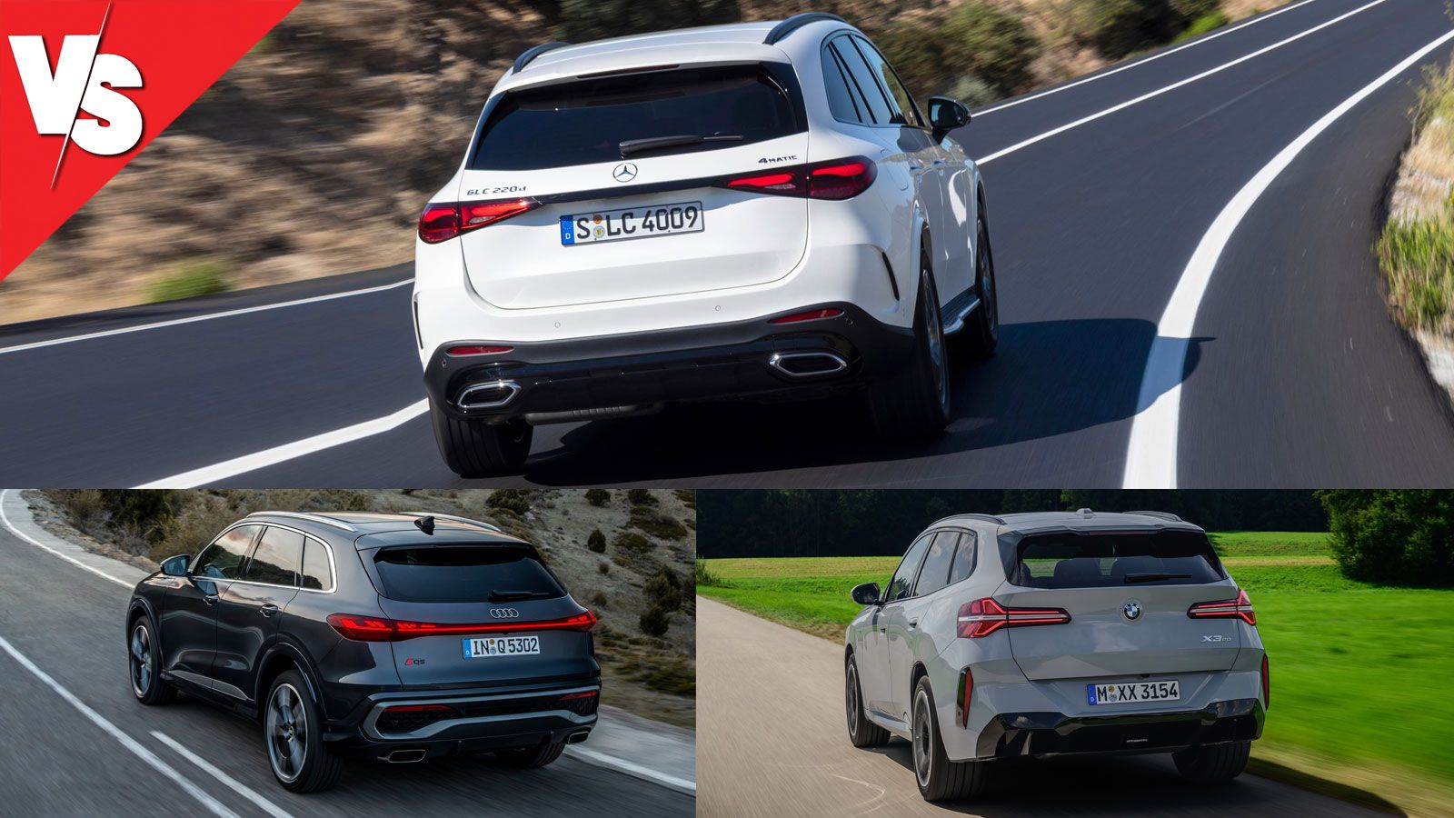 Πολυτελείς 4κίνητες SUVάρες με diesel: Audi Q5, BMW X3 & Mercedes GLC
