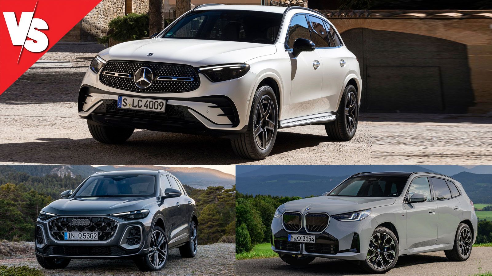 Πολυτελείς 4κίνητες SUVάρες με diesel: Audi Q5, BMW X3 & Mercedes GLC