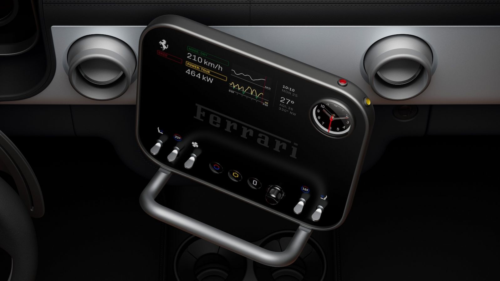 Κόντρα στην τάση της εποχής που θέλει τα ηλεκτρικά αυτοκίνητα να κυριαρχούνται από τεράστιες, ψυχρές οθόνες αφής, η Ferrari Luce επαναφέρει την αίσθησ
