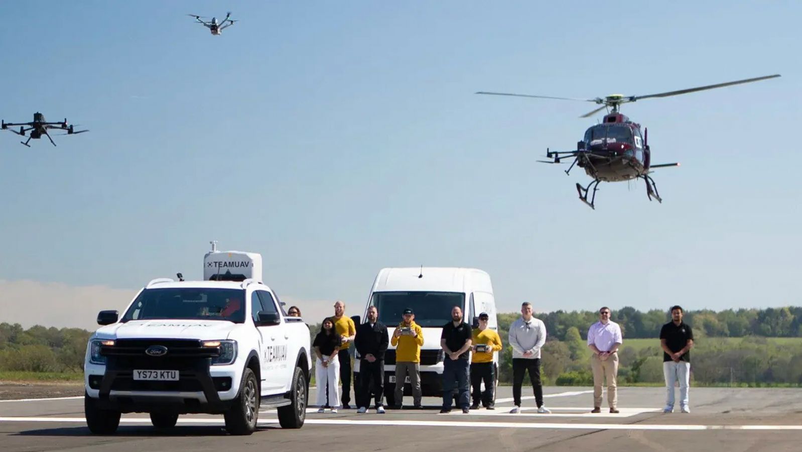 Το Ford Ranger γίνεται διάδρομος απογείωσης για drones
