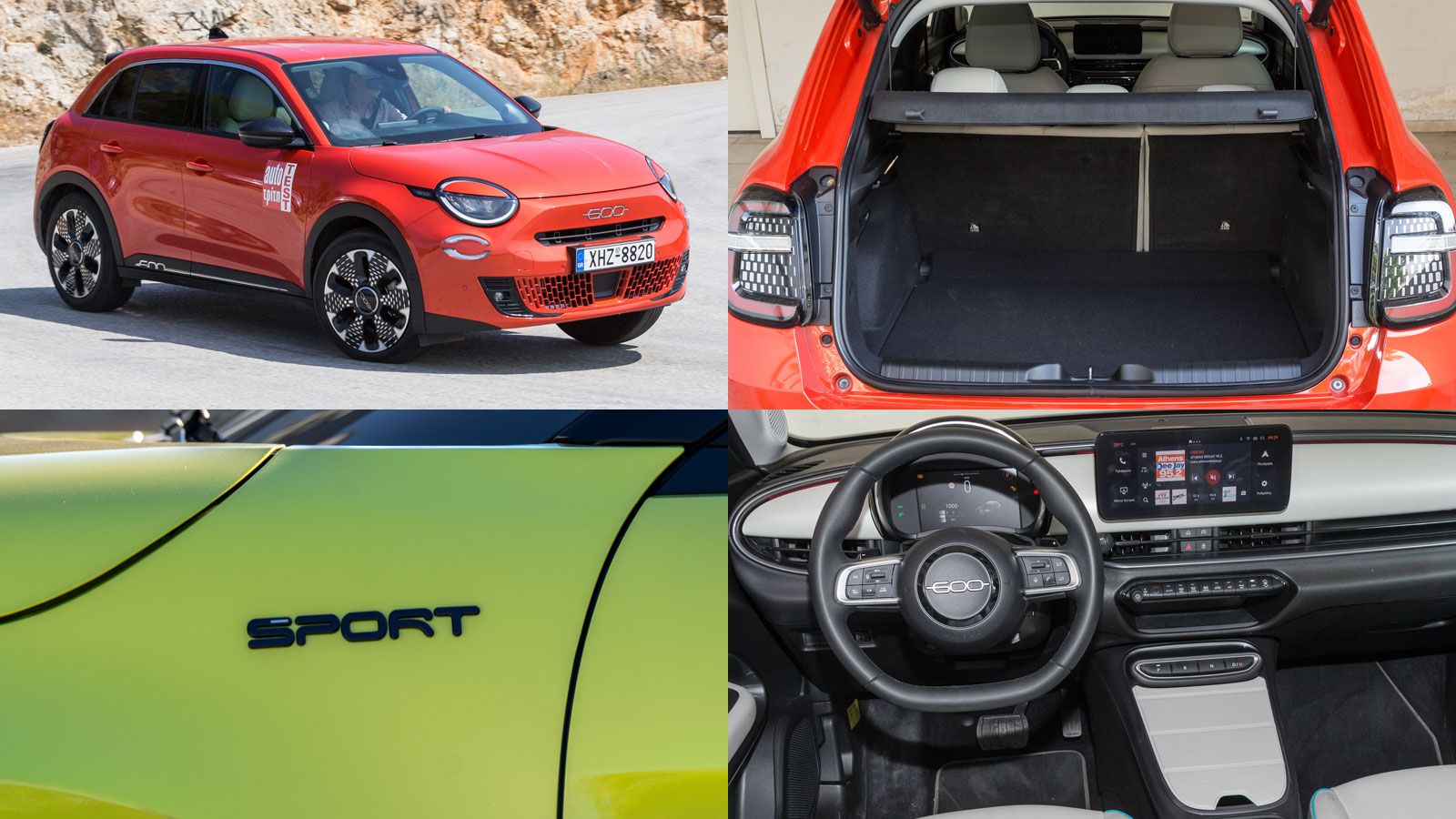 Το Fiat 600 Hybrid βγαίνει σε εκδόσεις 110 και 145 ίππων, με την πιο ισχυρή επιλογή να συνδυάζεται αποκλειστικά με το Sport επίπεδο εξοπλισμού.