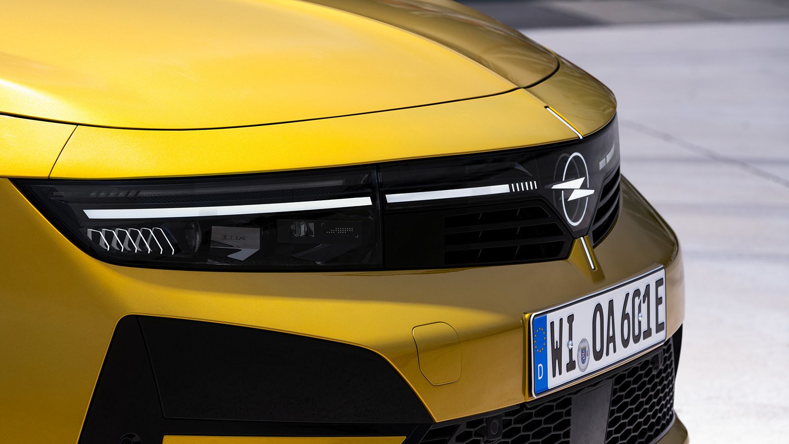 Opel Astra φώτα-μάσκα