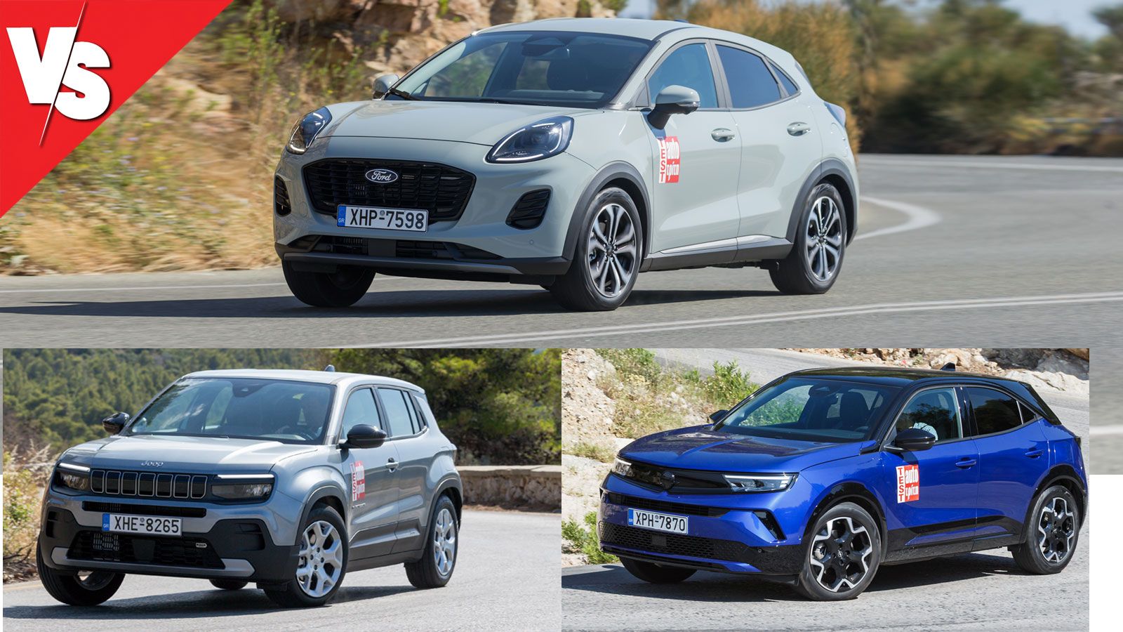 Αυτόματα mild hybrid SUV πόλης: Ford Puma, Jeep Avenger & Opel Mokka