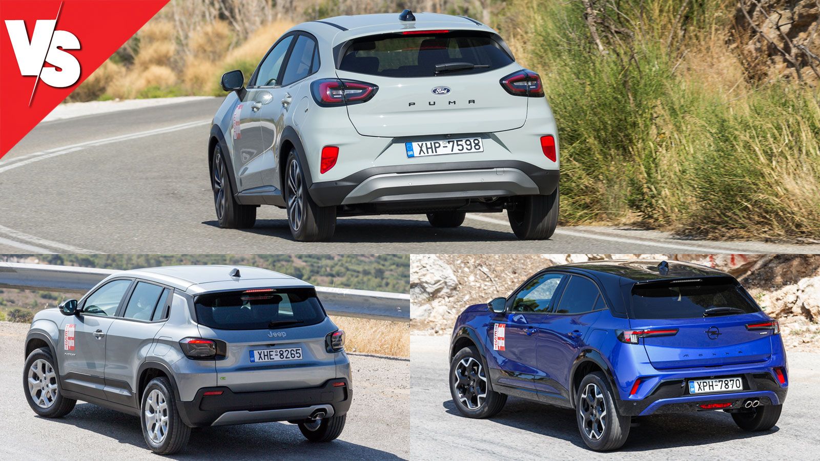 Αυτόματα mild hybrid SUV πόλης: Ford Puma, Jeep Avenger & Opel Mokka
