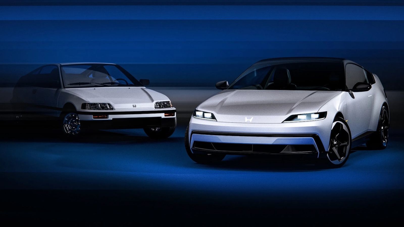Το νέο concept του Honda CRX δίπλα-δίπλα με τον προκάτοχο του.