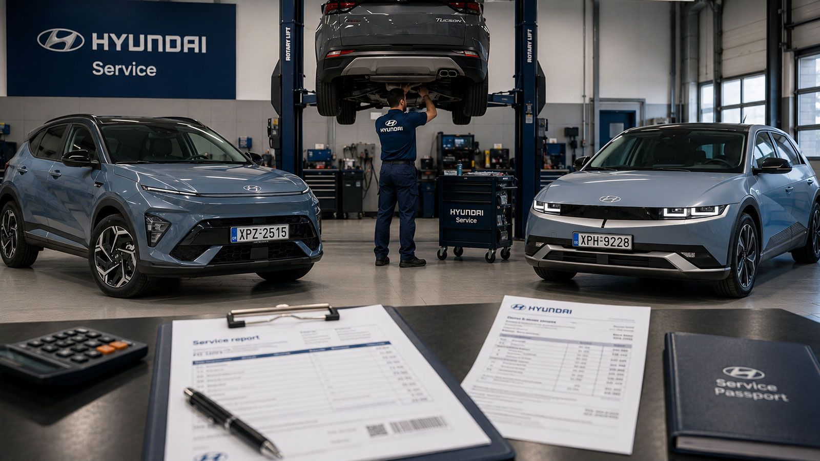 Πόσο κοστίζει το service των Hyundai i20, Kona, Tucson, Inster & Ioniq 5