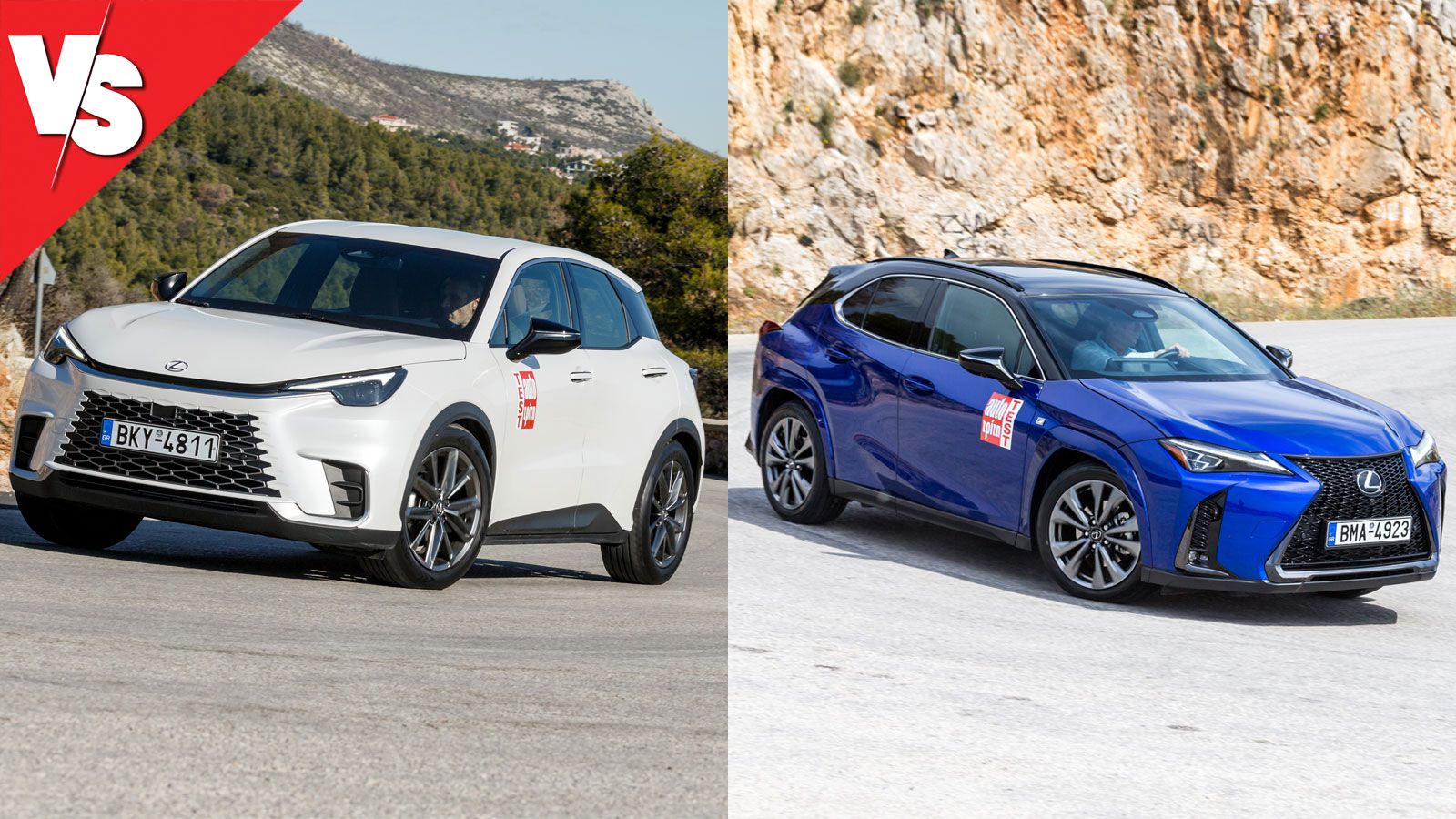 Lexus LBX vs Lexus UX: Ποιο premium SUV της Lexus;