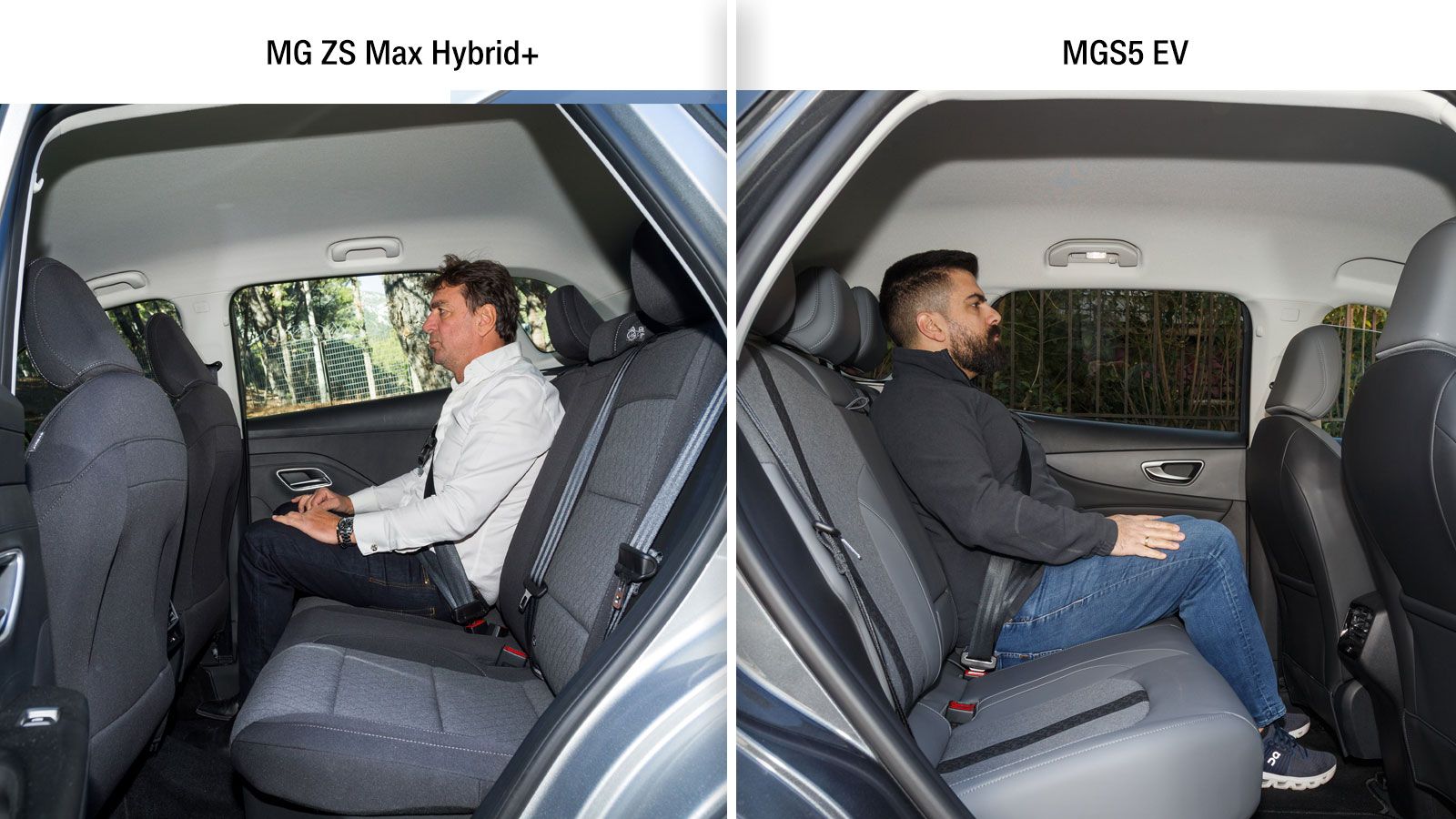 Τα MG ZS Max Hybrid+ και MGS5 EV καλύπτουν πλήρως τις ανάγκες μιας οικογένειας, με άνετους χώρους για επιβάτες και αποσκευές.