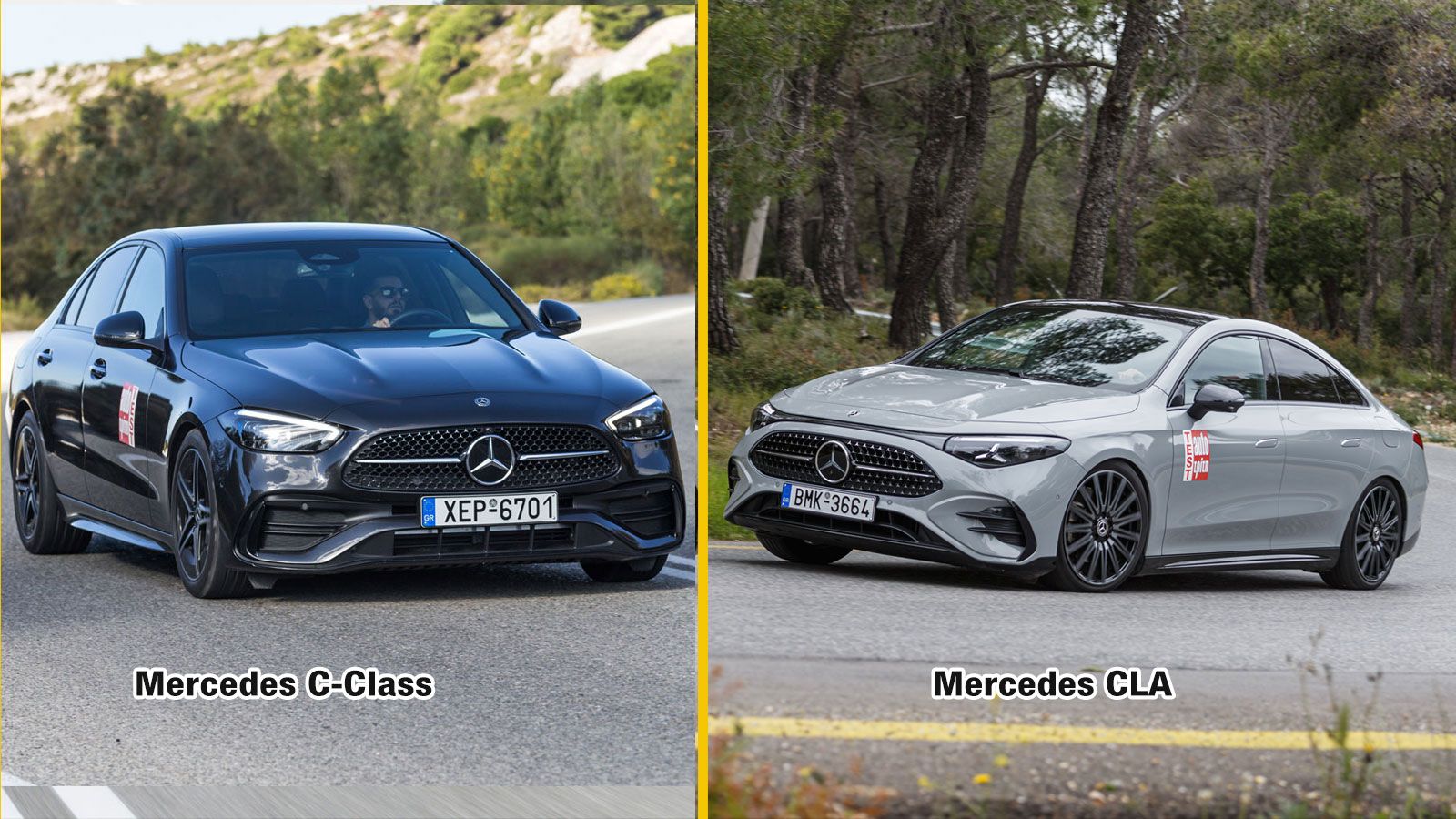 Mercedes CLA και Mercedes C-Class: Πόσο διαφορετικά είναι τα δύο μοντέλα της Mercedes; 