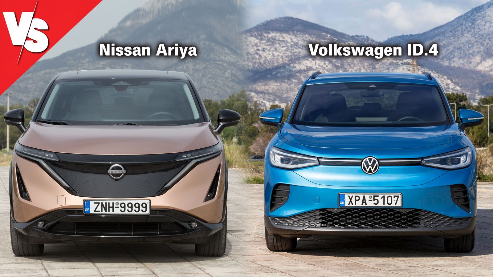 Ηλεκτρικά SUV με μεγάλη μπαταρία - Nissan Ariya Vs Volskwagen ID.4