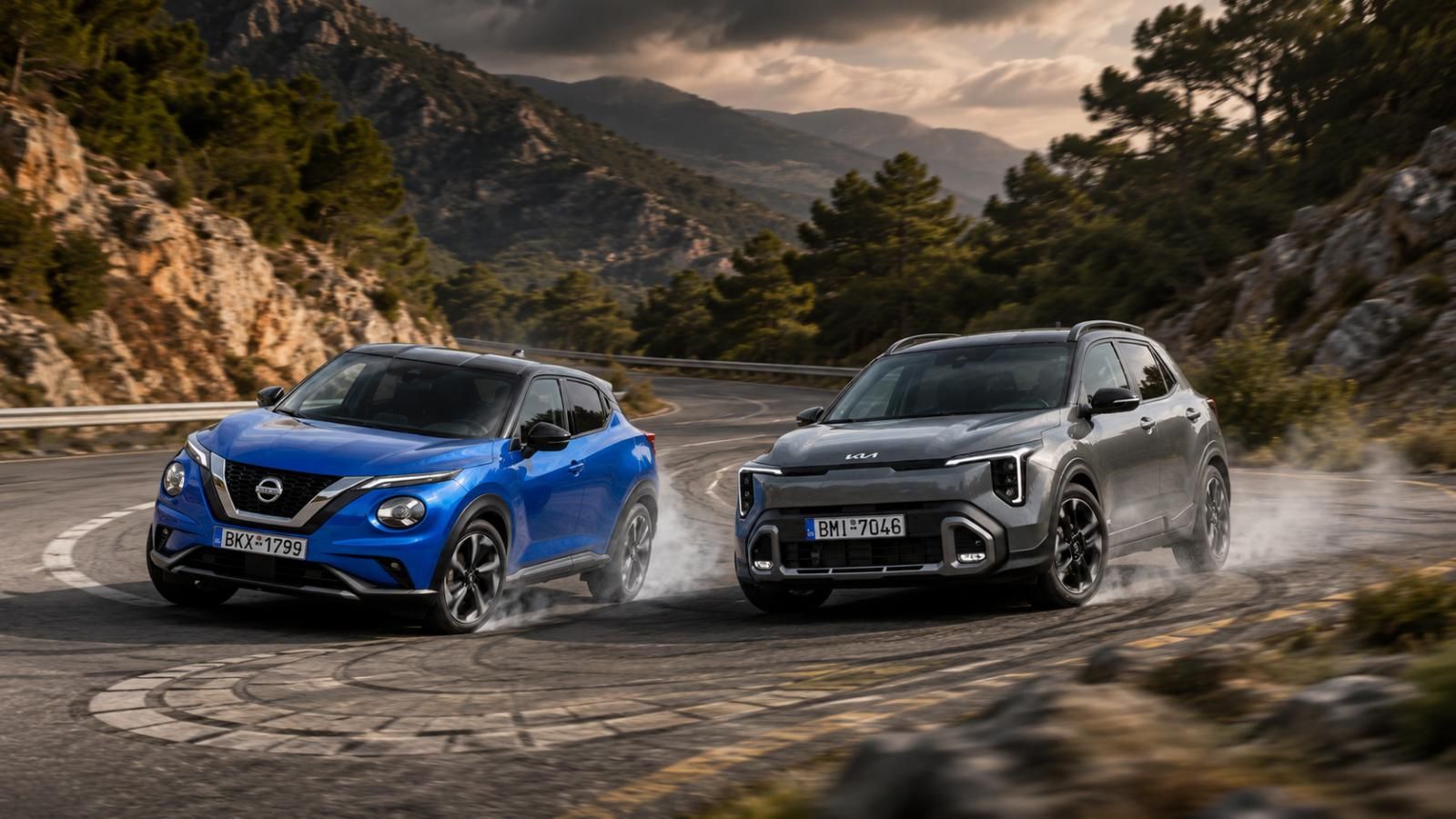 Το βενζινοκίνητο Nissan Juke και το ήπια υβριδικό Kia Stonic είναι τα μόνα μη ηλεκτρικά SUV πόλης με φρενάρισμα 100-0 χλμ./ώρα κάτω από τα 36 μέτρα.