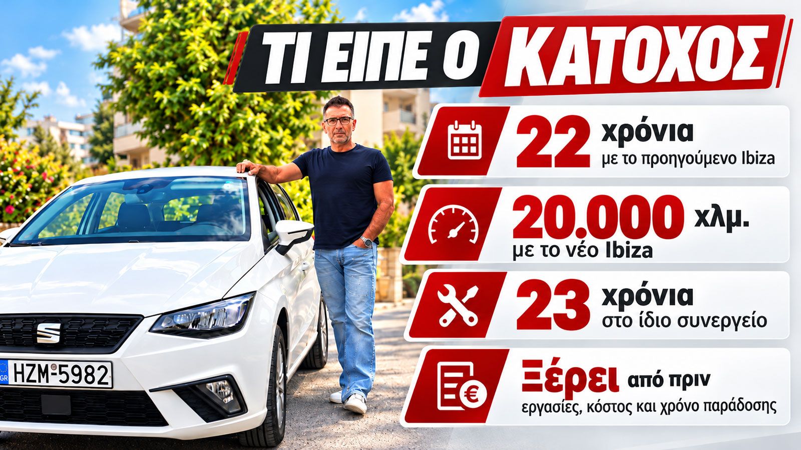 Κράτησε το αυτοκίνητό του 22 χρόνια. Γιατί αγόρασε ξανά το ίδιο μοντέλο;