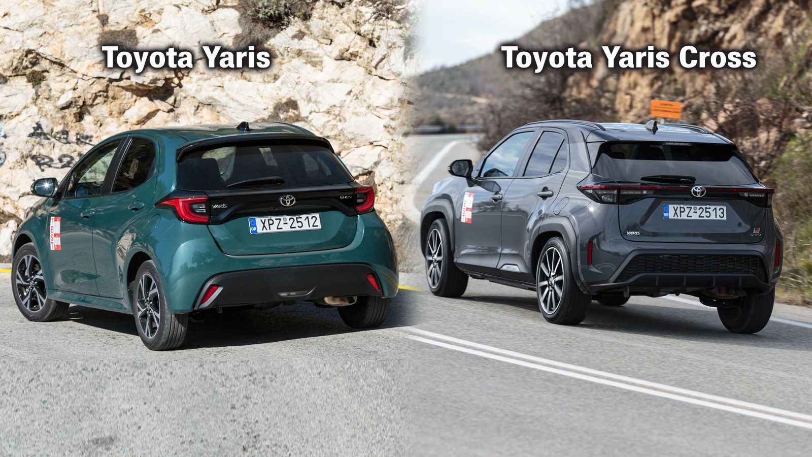 Το Toyota Yaris είναι πιο ευχάριστο και πρακτικό στην πόλη και πιο ενδιαφέρον εκτός αυτής. Το Yaris Cross είναι πιο ικανό ως οικογενειακό σε όλους του