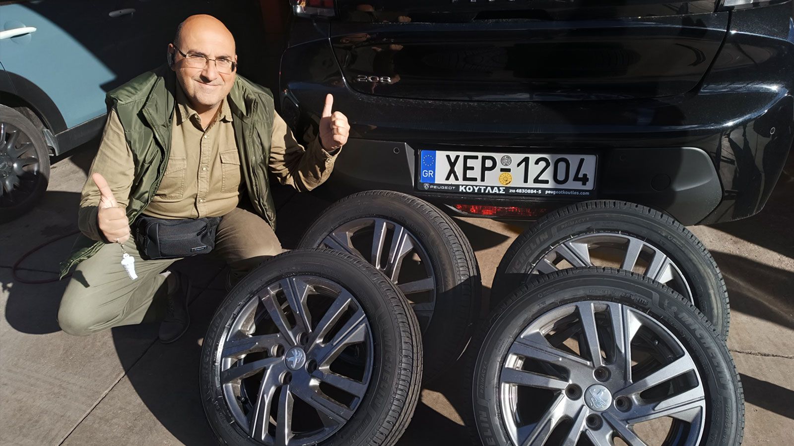 Ο τυχερός αναγνώστης που κέρδισε τα ελαστικά Michelin από το AutoΤρίτη