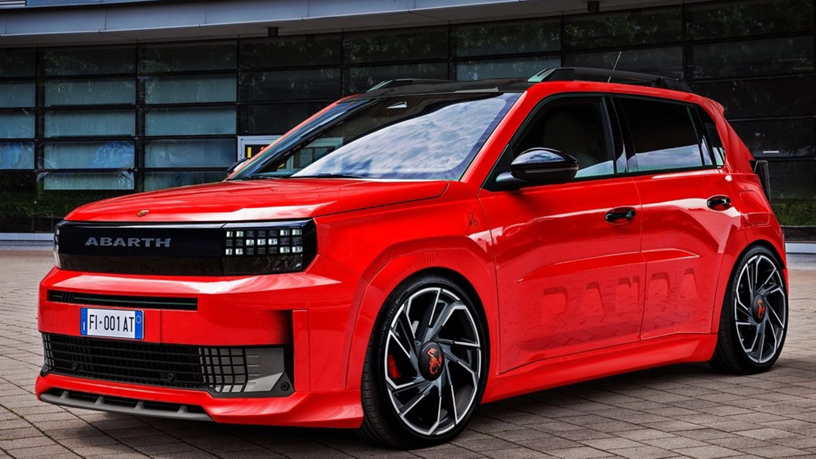 Το σχέδιο είναι ανεξάρτητο της Abarth και προέρχεται από τον X-Tomi Design.