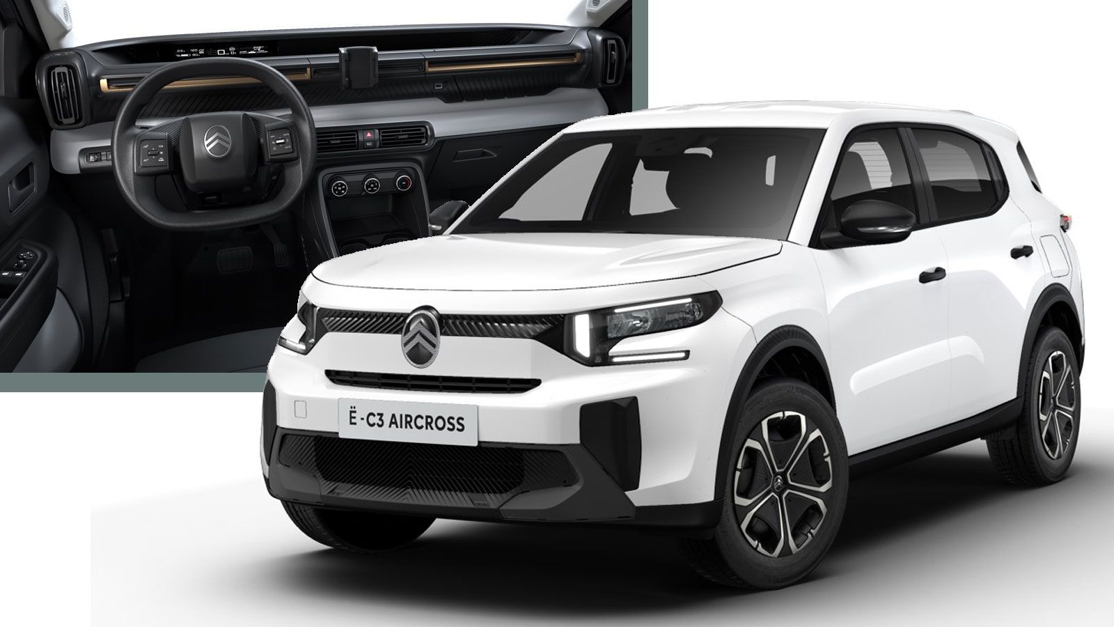 Με τιμή από 20.900 ευρώ, το ηλεκτρικό e-C3 Aircross είναι φθηνότερο από το C3 Aircross Hybrid και μόλις 1.400 ευρώ ακριβότερο από το turbo βενζίνης τω