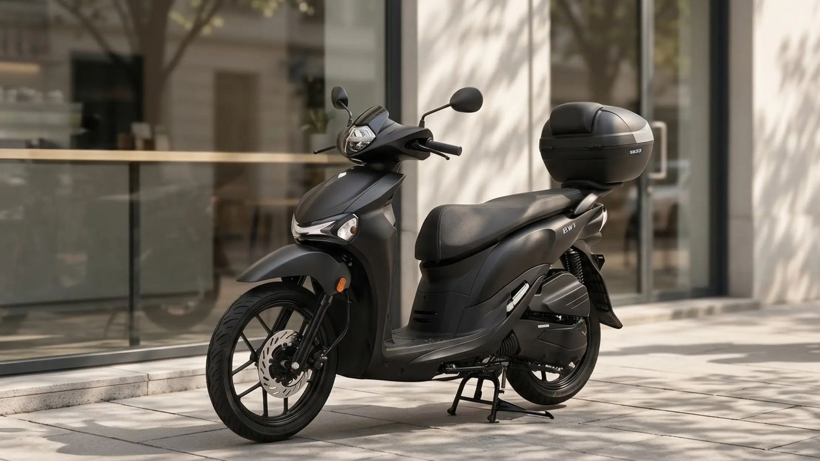 SYM BWT 125–16άρης τροχός, top box και κατανάλωση 1,7 λίτρων κάτω από 1.800 ευρώ