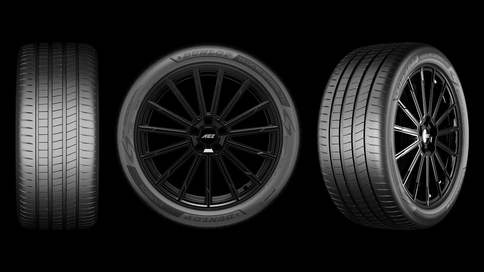 Το Dunlop Blue Response TG είναι διαθέσιμο σε 99 πέλματα, σε διαστάσεις από 15 έως 21 ίντσες, έχοντας και EV ready προδιαγραφές.