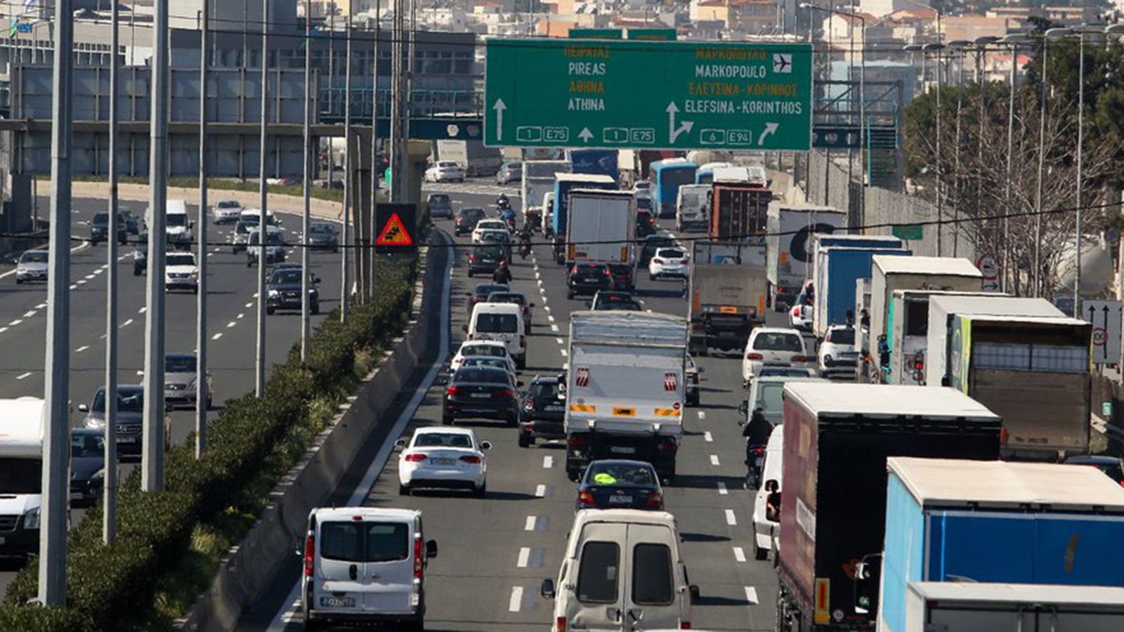 Αθηνών-Λαμίας: Κλειστές λωρίδες για 1 μήνα στο ύψος της Καλυφτάκη!