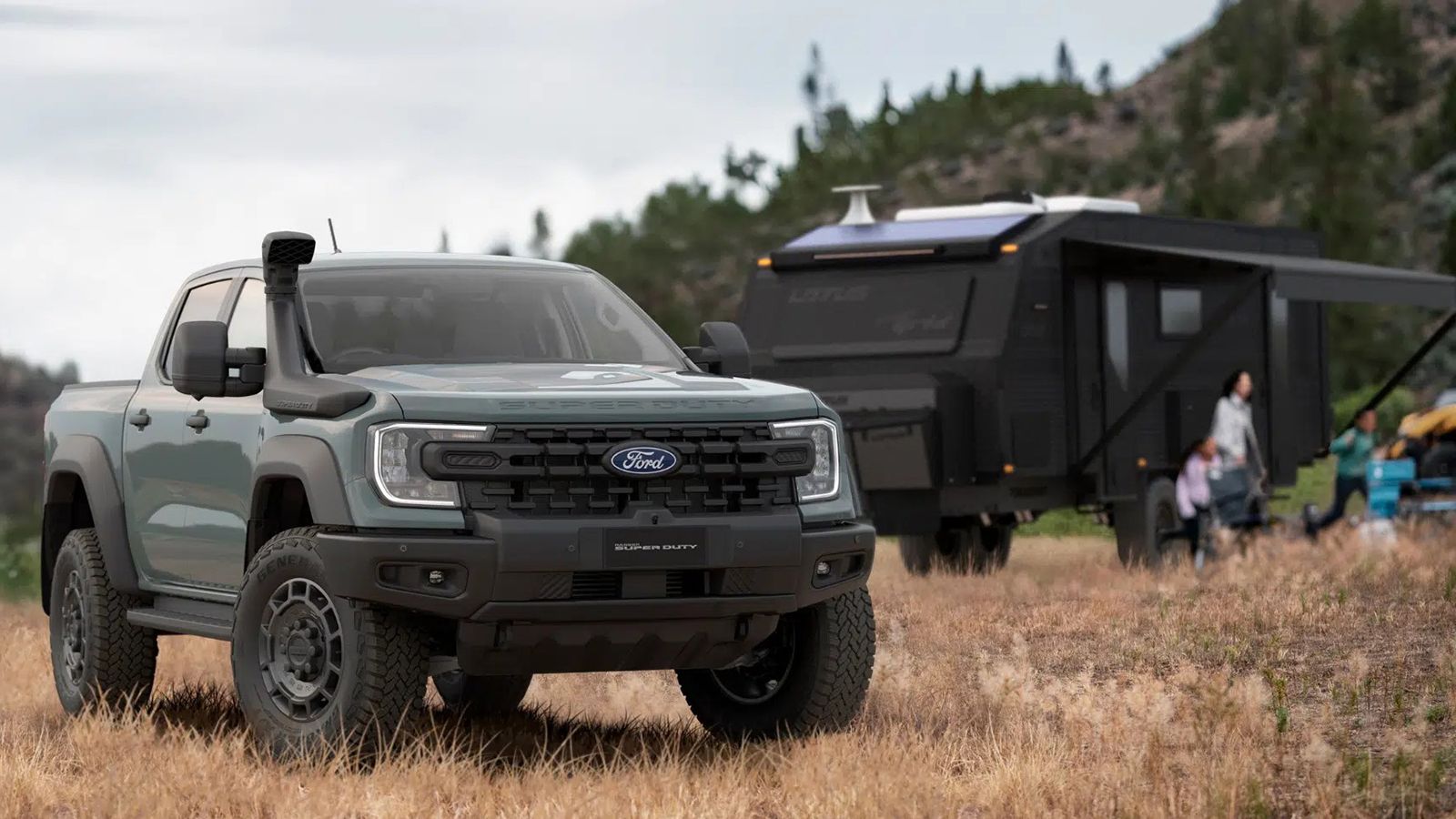 Ford Ranger Super Duty: στατικό, εμπρός όψη
