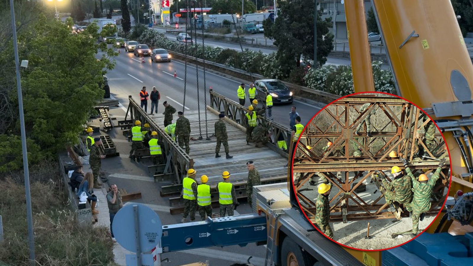 Ο στρατός έφτιαξε γέφυρα στον Κηφισό σε μια νύχτα - Πού έγινε;