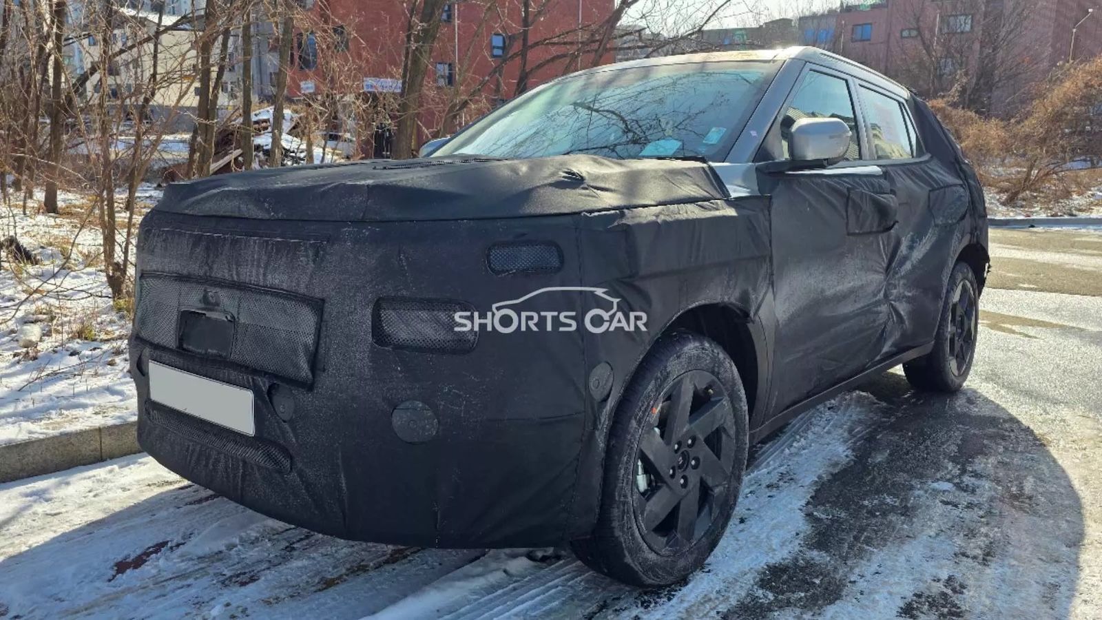 Hyundai Kona test mule