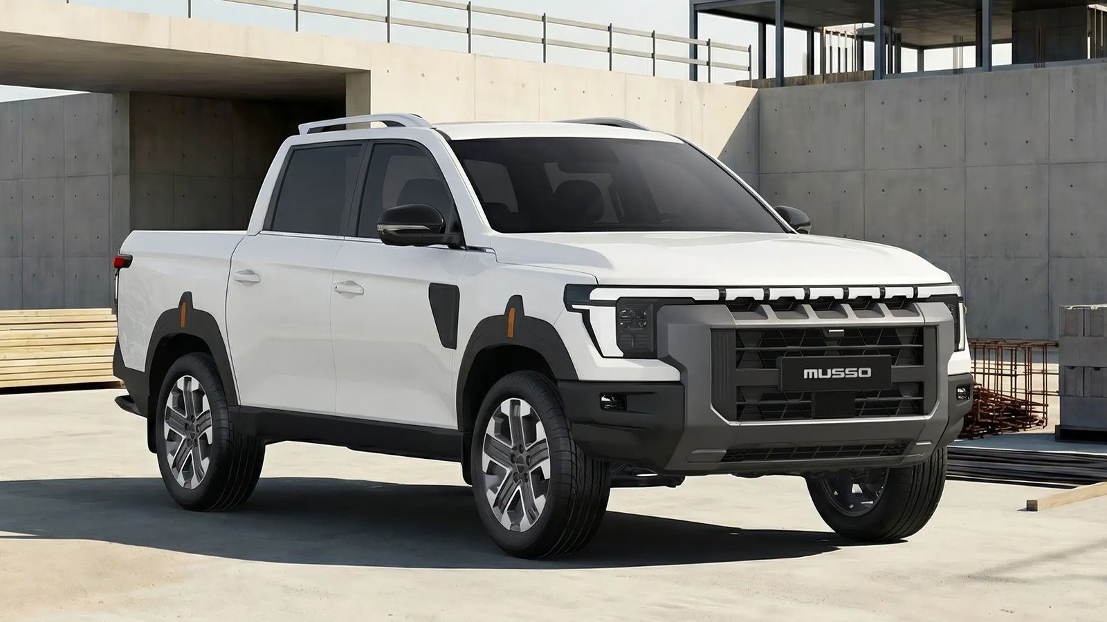 KGM Musso Rhino Pick-Up 2026: Στατικό, εμπρός όψη