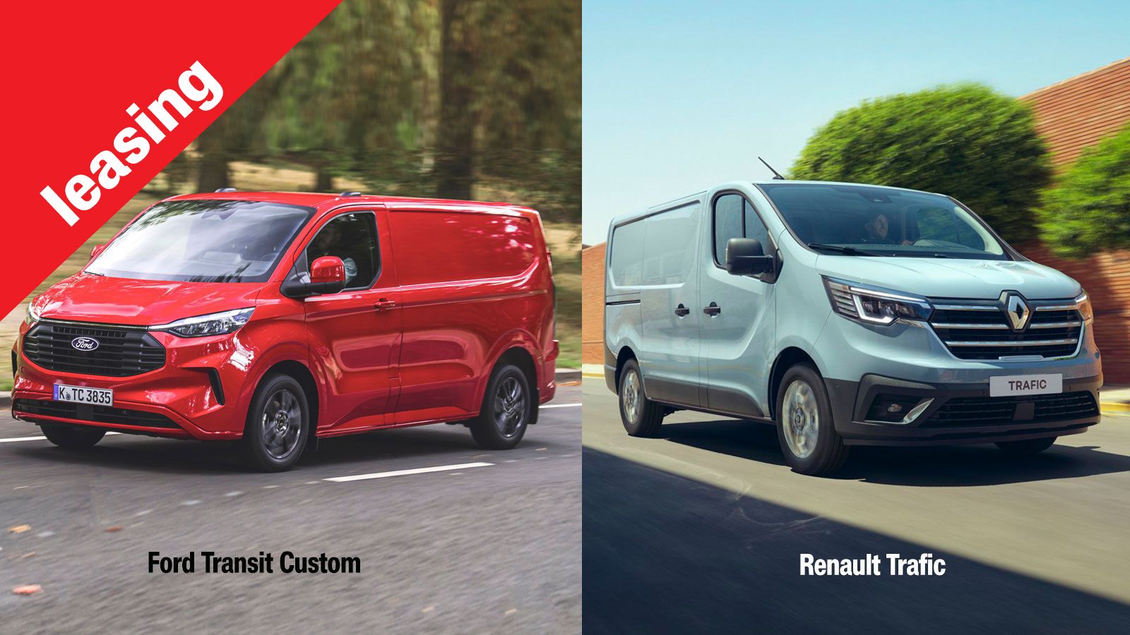 Νέο Renault Trafic ή παίρνεις με Leasing το μεγαλύτερο Ford Transit Custom στο ίδιο κόστος;