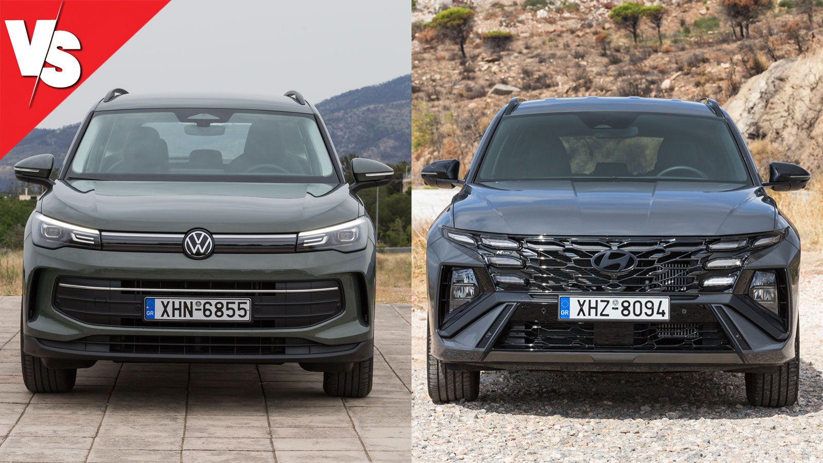 Mild hybrid & αυτόματα: Hyundai Tucson (160 PS) ή VW Tiguan (150 PS);