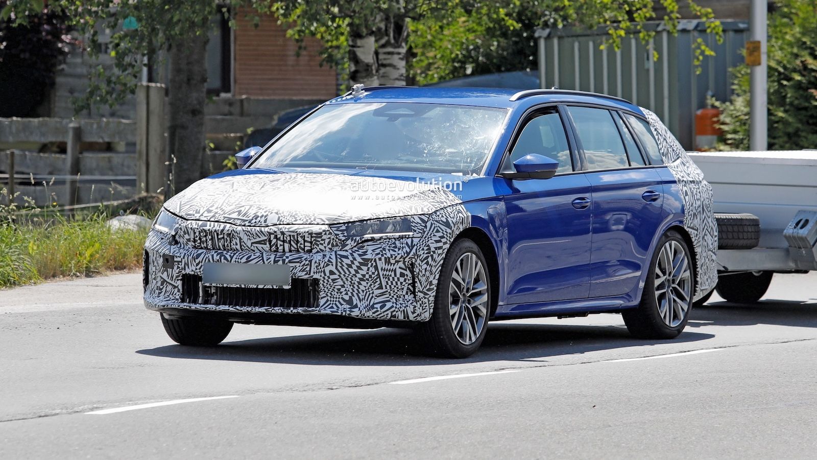 Skoda Octavia camouflage tests 2026