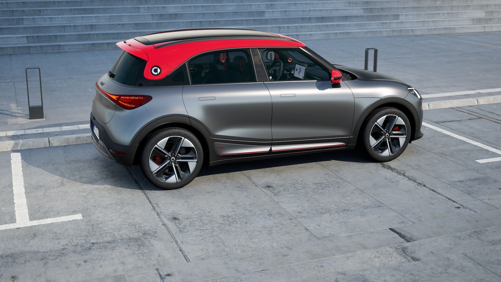 smart #1 BRABUS: Ηλεκτρικός «πύραυλος» 428 ίππων με χώρους για δίμετρους και leasing από 372 €/μήνα