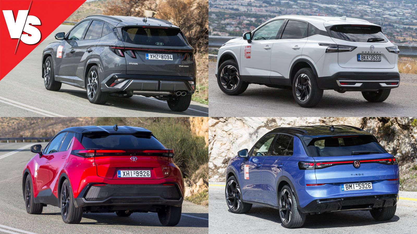 Οικογενειακά SUV στα 28.000 ευρώ: Tucson, Qashqai, C-HR & T-Roc