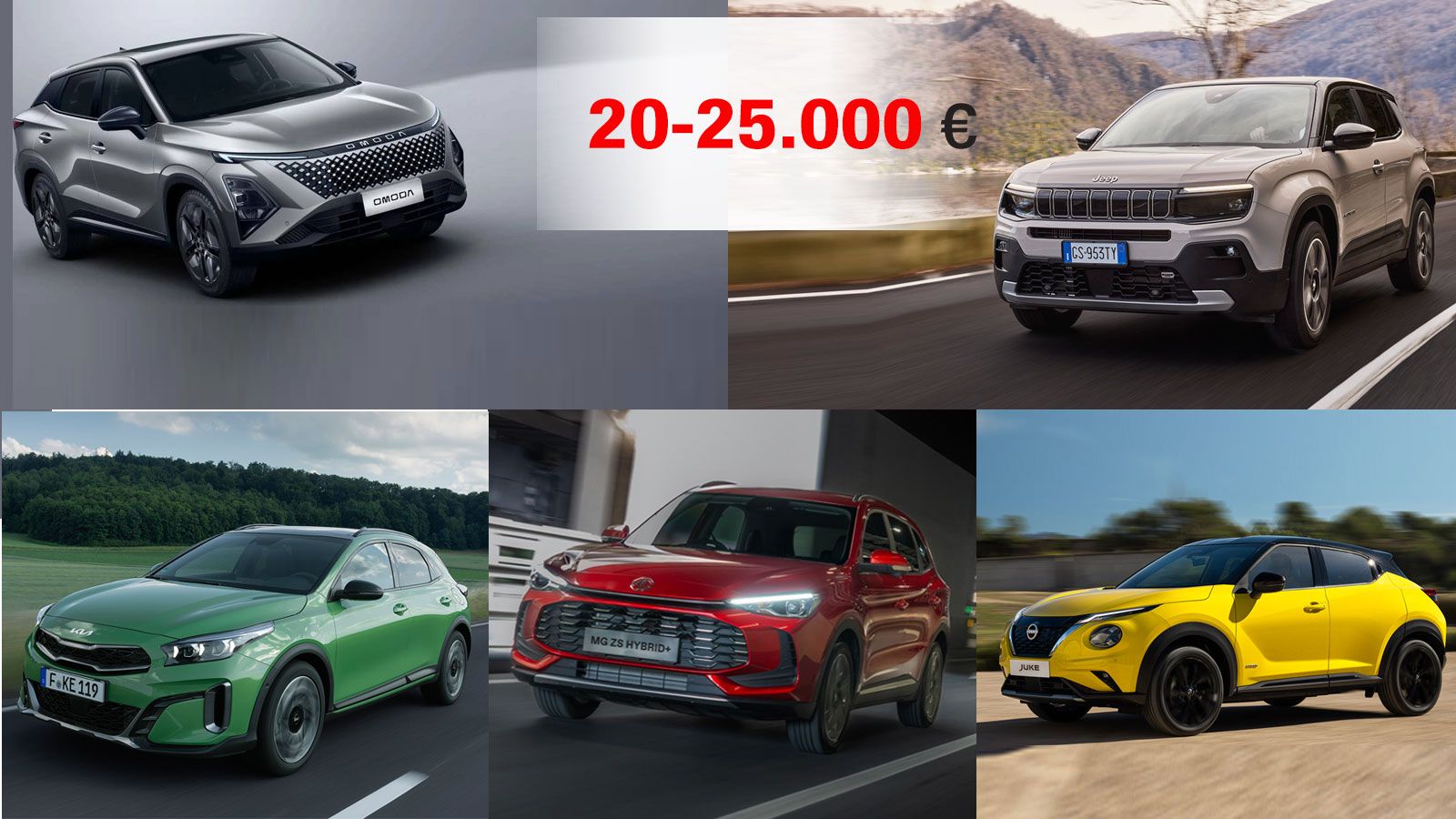 10 αυτοκίνητα για το 2026 με τιμή από 20 έως 25.000 ευρώ