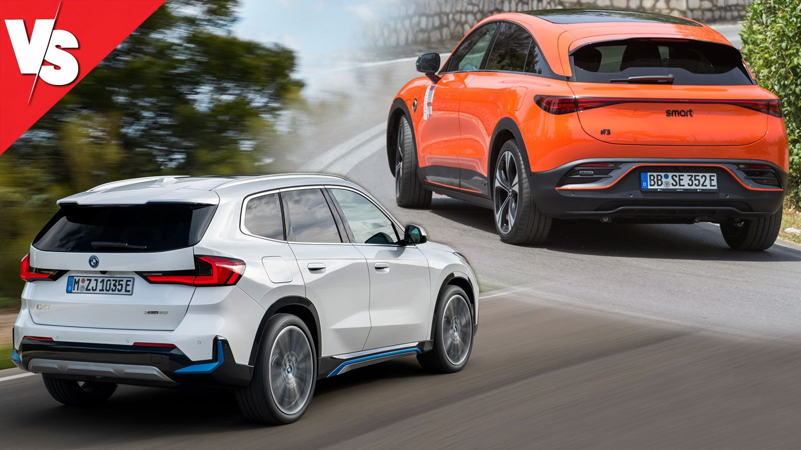 Οι προδιαγραφές της BMW iX1 eDrive 20 αλλά και το γενικότερο «στήσιμό» επενδύουν περισσότερο στην άνεση και την ευκολία οδήγησης, με το smart #3 Pro ν
