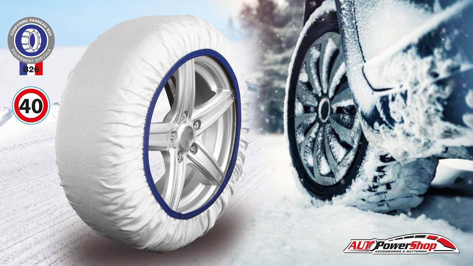 Auto Power Shop: Οδήγησε στο χιόνι χωρίς πρόβλημα με αλυσίδες ή χιονοκουβέρτες!