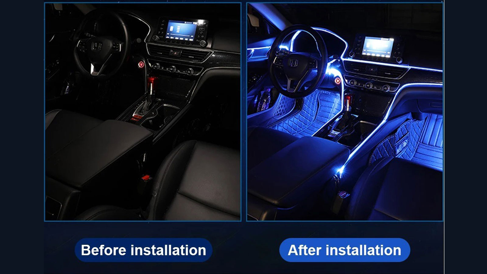 Ατμοσφαιρικός φωτισμός για ανανέωση & φινέτσα στο εσωτερικό του αυτοκινήτου!