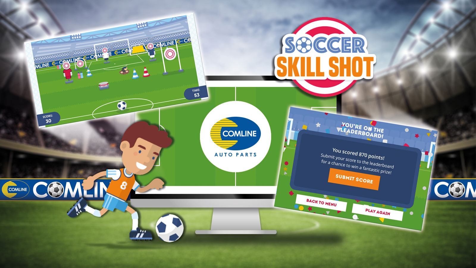 Διαδικτυακό παιχνίδι ποδοσφαίρου από την Comline