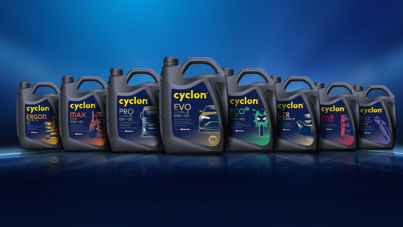 Cyclon: Νέα εταιρική ταυτότητα και 4 ανανεωμένες σειρές λιπαντικών