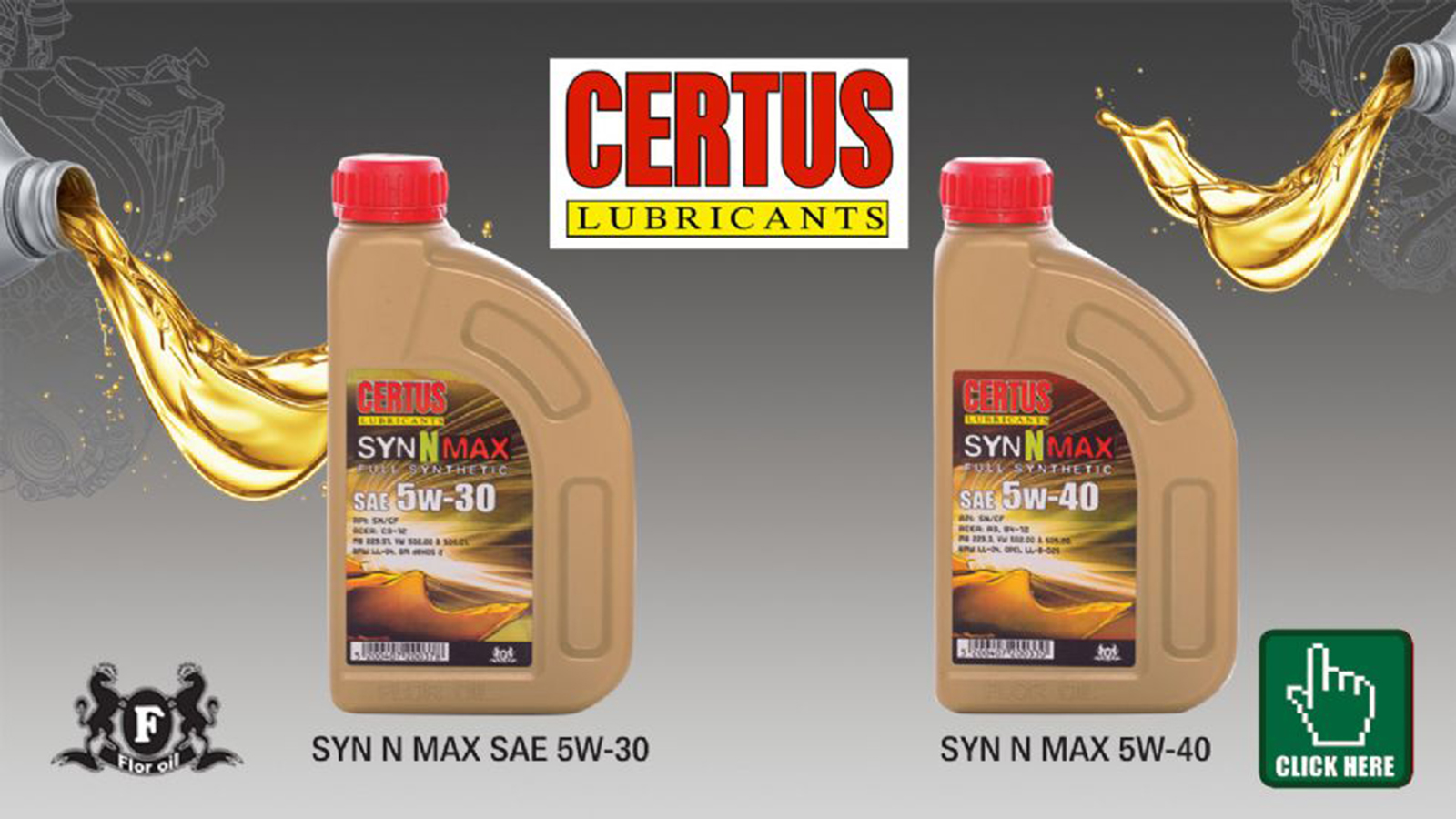 Flor Oil Certus Lubricants