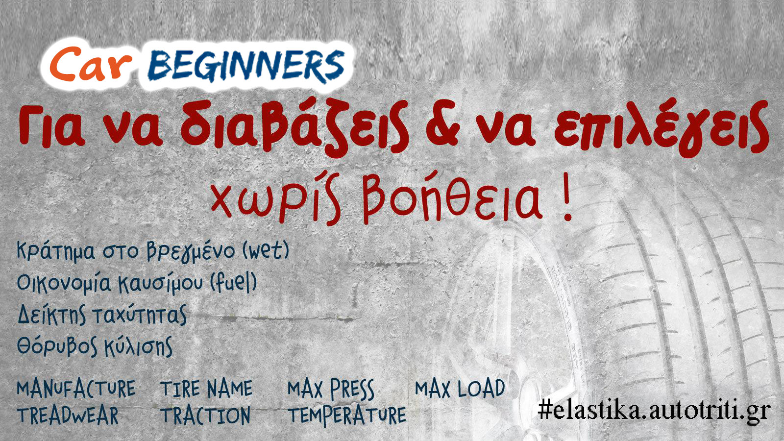 Πώς να αγοράσεις ελαστικά. 