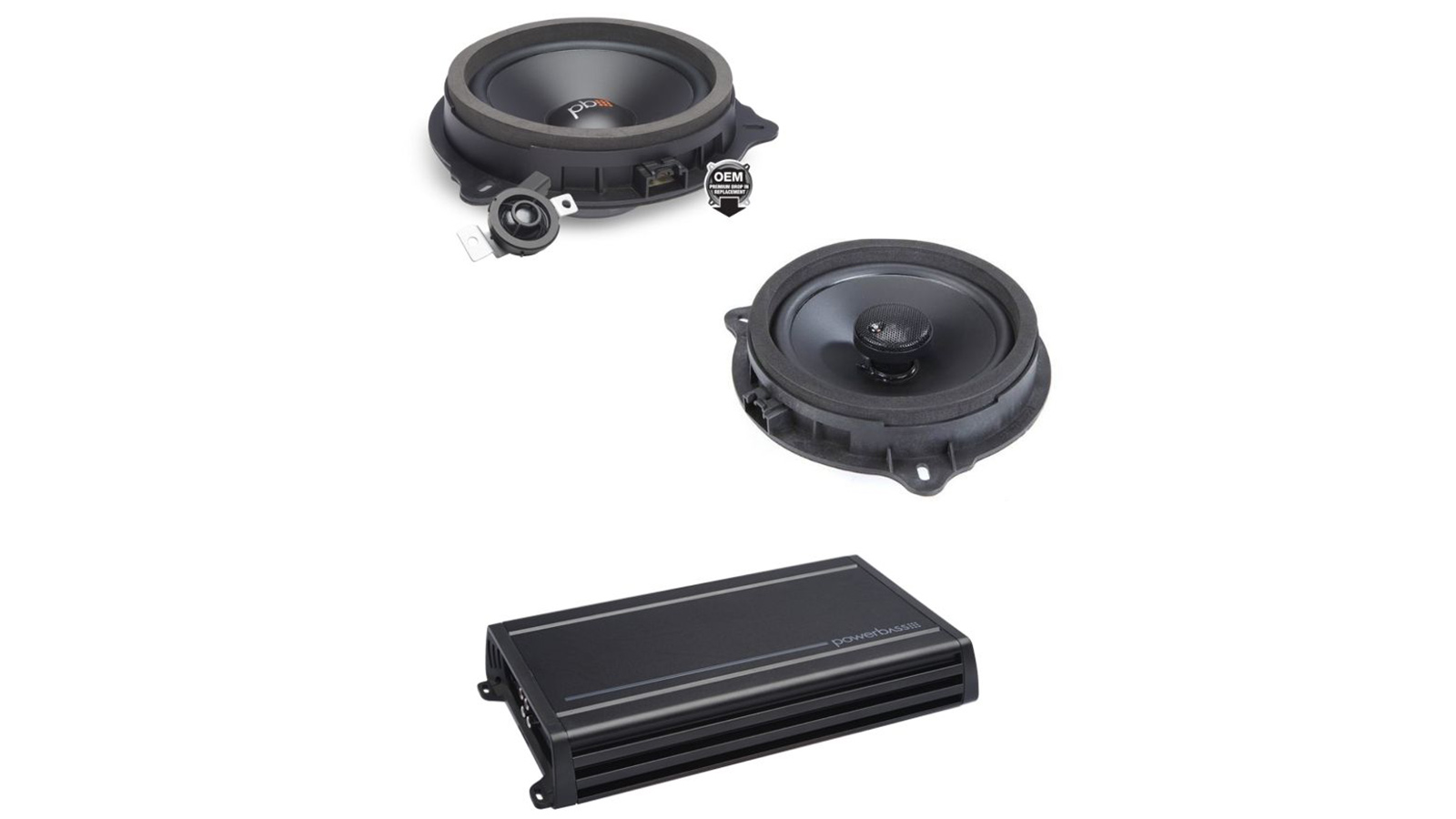Πακέτο Ήχου για Ford - Powerbass OEM με Ενισχυτή & Ηχεία