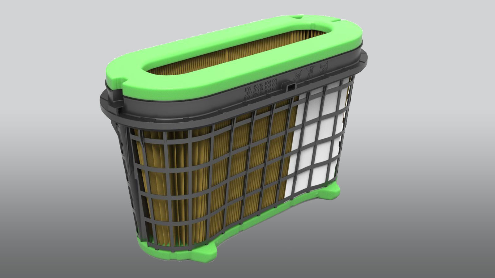 Υψηλής απόδοσης φίλτρο αέρα, κατασκευασμένο από φιλικά προς το περιβάλλον υλικά