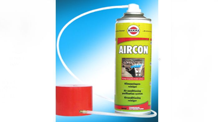 Η MAKRA δημιούργησε το AIR CON ένα καθαριστικό προϊόν αυτοκινήτου, που εγγυάται την απολύμανση του κλιματιστικού σας.