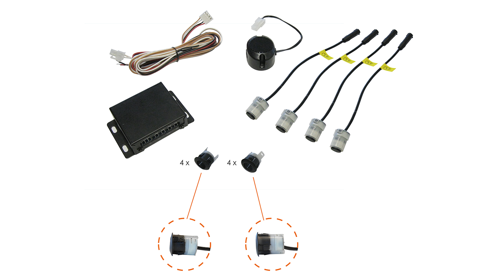 Σύστημα αισθητήρων παρκαρίσματος – MED PARKING E PLUS