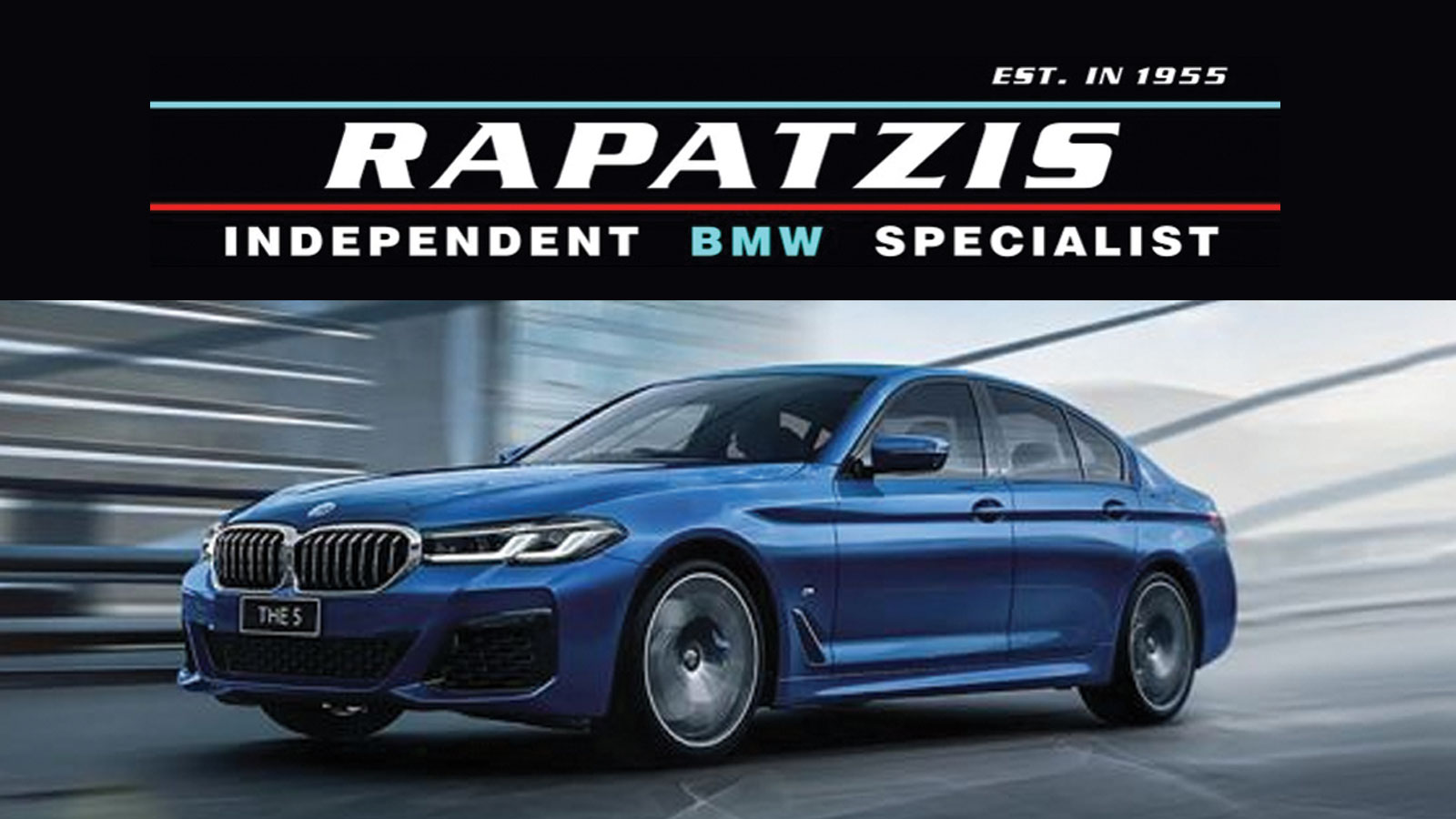 Η Rapatzis Independent Bmw Specialist Est in 1955,  προσφέρει ολοκληρωμένες υπηρεσίες για το BMW ή το MINI σας. Διαθέτει σύγχρονο εξοπλισμό και εκπαιδ