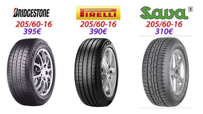 Η siriocenter.gr προσφέρει ελαστικά BRIDGESTONE στα 395 ευρώ, PIRELLI στα 390 ευρώ & SAVA στα 310 ευρώ.